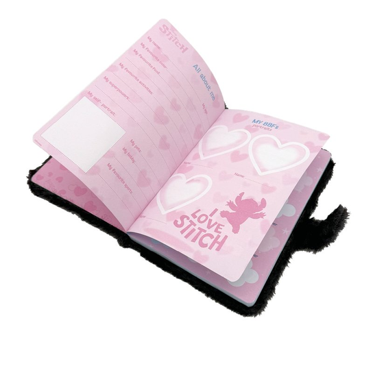 Patio Notes Notes A5 80K. Disney Fluffy Stitch Black - Patio | Sklep EMPIK.COM