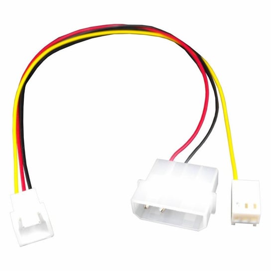 AABCOOLING AAB C9 ADAPTER - PRZEJŚCIÓWKA ZASILANIA MOLEX DO WENTYLATORA 3-PIN + 3-PIN RPM AABCOOLING