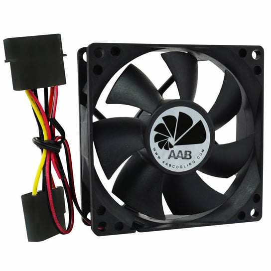 AABCOOLING FAN 8 WENTYLATOR KOMPUTEROWY WIATRAK MOLEX DO OBUDOWY PC 8cm 80x80mm AABCOOLING