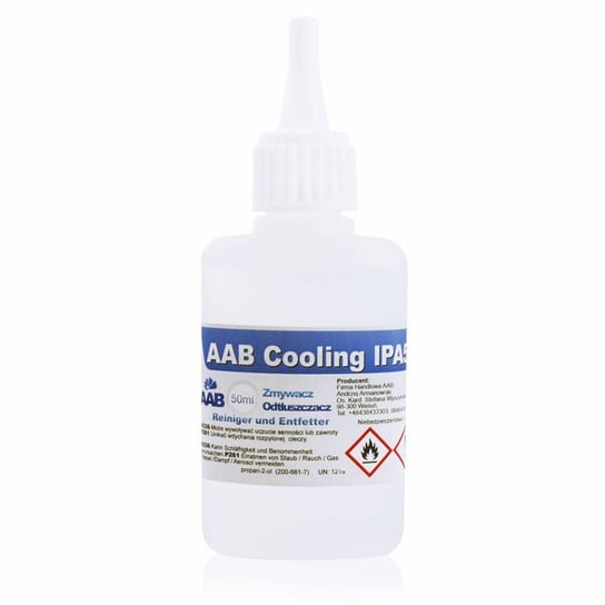 Aabcooling Ipa 50ml Zmywacz Odtłuszczacz Do Czyszczenia Procesor-A Pasta Termoprzewodzaca Izopropanol Alkohol Izopropylowy Elektroniki AABCOOLING