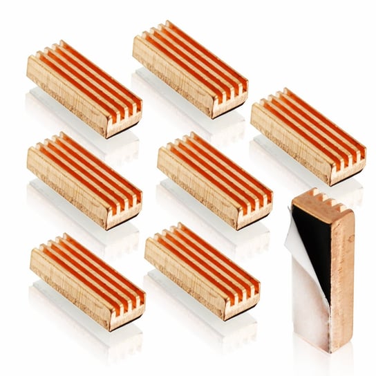 AABCOOLING RAM HEATSINK 4 - 8 SZTUK - RADIATORY NA PAMIĘCI RAM GRAFIKE DO ELEKTRONIK-A CHŁODZENIE AABCOOLING
