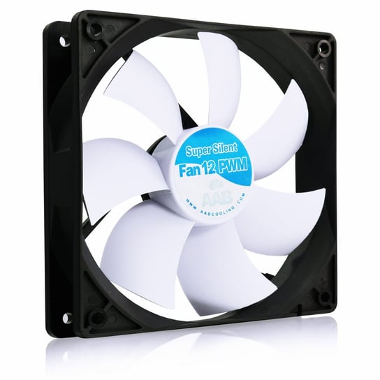 AABCOOLING SUPER SILENT FAN 12 cm PWM 4-PIN SUPER CICHY WENTYLATOR WIATRAK PC 120mm 10dB(A) CHŁODZENIE KOMPUTEROWE KOMPUTERA AABCOOLING