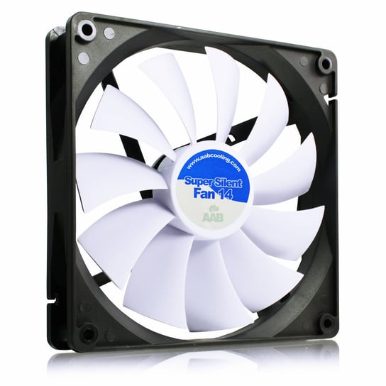 AABCOOLING SUPER SILENT FAN 14 cm CICHY WIATRAK KOMPUTEROWY WENTYLATOR 3-PIN 140mm 8dB CHŁODZENIE KOMPUTEROWE KOMPUTERA AABCOOLING