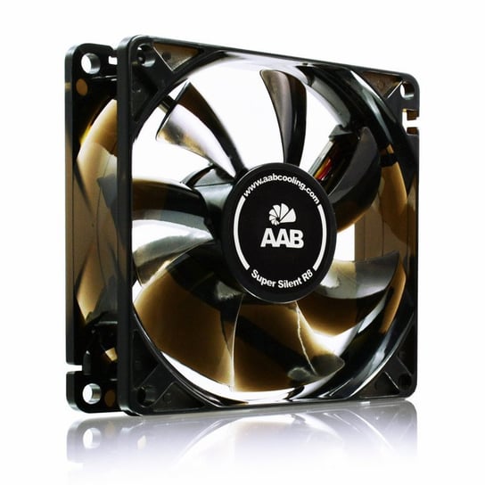 Aabcooling Super Silent R8 Cichy Wentylator Komputerowy 80Mm 3Pin Molex 9Db Chłodzenie Komputerowe Pc Radiator AABCOOLING