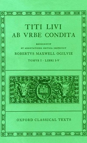 Ab urbe condita Books I-V Livy, Livius Titus