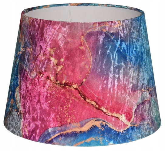 Abażur Klosz Do Lampy Stołowej Podłogowej STOŻEK 34/44cm E27 GEODY 02 PANCA BIAŁA KROPKA producent abażurów