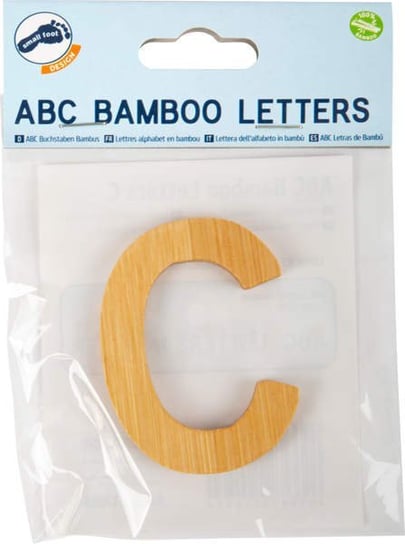 Abc alfabet literka drewniana c Abc alfabet literka drewniana f small foot design - zabawka drewniana, zabawka edukacyjna 3 latka Small Foot Design