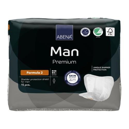 Abena Man Premium, wkładki dla mężczyzn, Formuła 2, 15szt. Abena