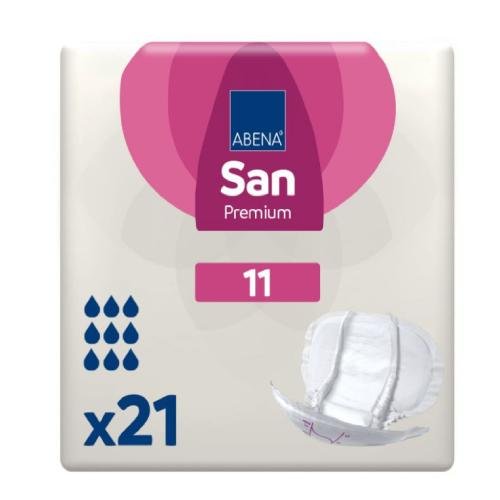 Abena San 11 Premium, Pieluchy Anatomiczne, 21szt. Abena