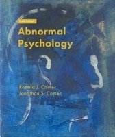 Abnormal Psychology Comer Ronald J.