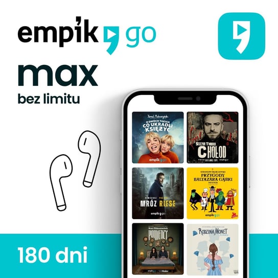 Abonament Empik Go Max na 180 dni Empik