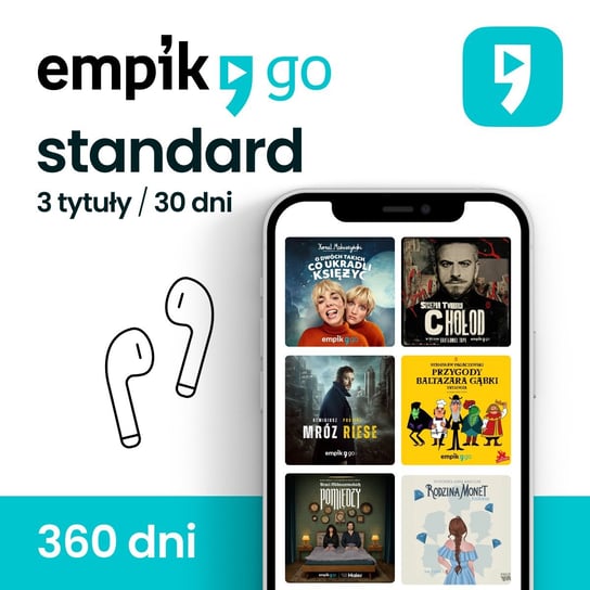 Abonament Empik Go Standard na 360 dni 