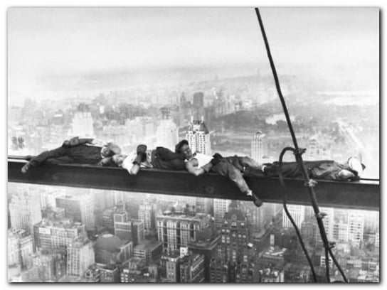 Above Manhattan plakat obraz 80x60cm Wizard+Genius