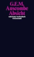 Absicht Anscombe G. E. M.