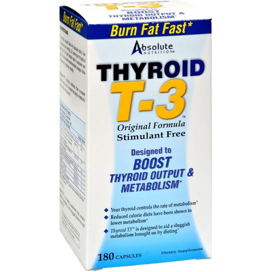 Absolute Nutition Thyroid T-3 180Caps Inna marka