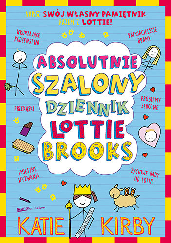 Absolutnie szalony dziennik Lottie Brooks Kirby Katie