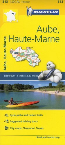 Abue, Górna Marna. Mapa 1:150 000 Michelin Travel Publications