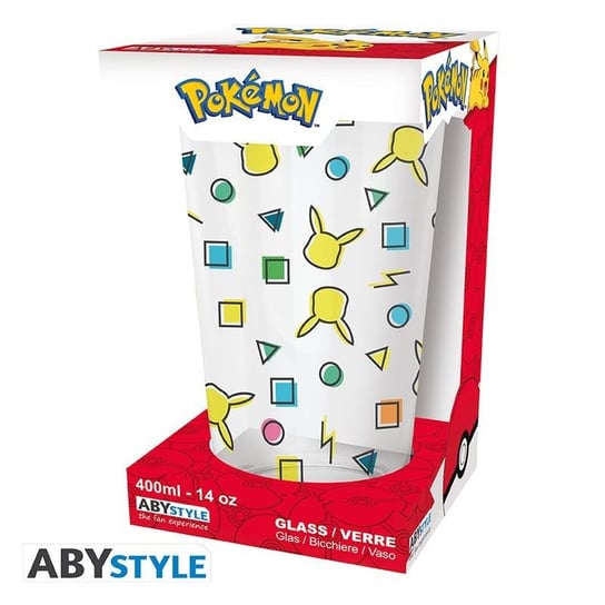 Abysse, kubek 400ml pokemon large glass pikachu pattern Abysse