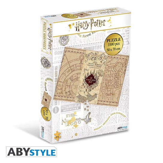 Abystyle, puzzle, Harry Potter "Mapa Huncwotów", 1000 el. ABYstyle