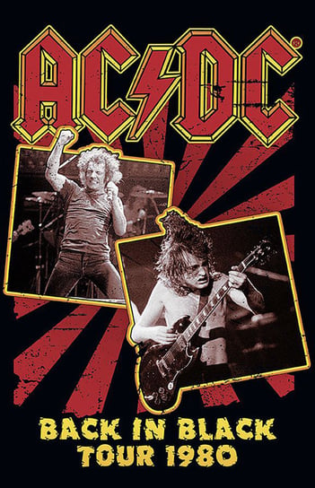 AC/DC Back in Black 1980 - plakat 61x91,5 cm Galeria Plakatu