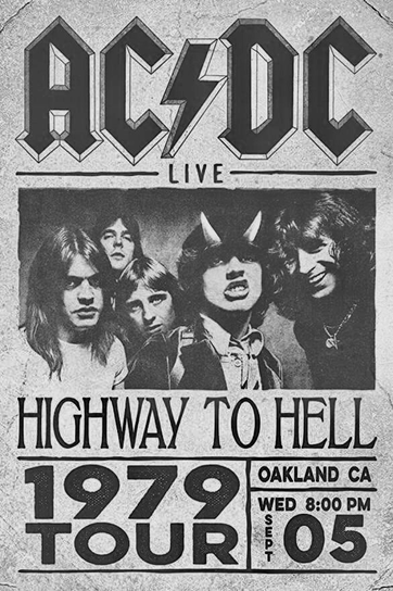 AC/DC Highway To Hell - Plakat 30x21 cm ACDC Rock - Atram | Sklep EMPIK.COM