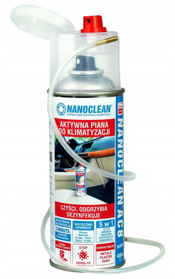 Ac8 Odgrzybiacz Klimatyzacji Nanoclean 0,4L Pianka NANOCLEAN AC8