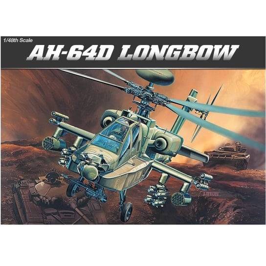 Academy, AH64D Longbow, Model do sklejania, 10+ Academy
