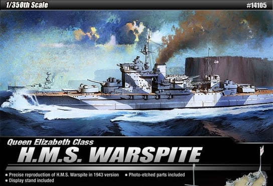 Academy, H.M.S. Warspite, Model do sklejania, 12+ Academy