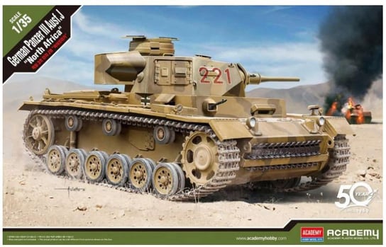 Academy Model Plastikowy  German Panzer Iii Ausf.j North Africa Inna marka