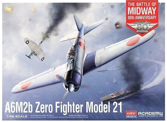 Academy, Model plastikowy Samolot A6M2B Zero Fighter 21 1/48 Academy