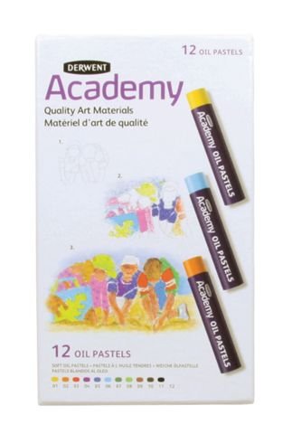 Academy, Pastele olejne, 12 szt. Derwent