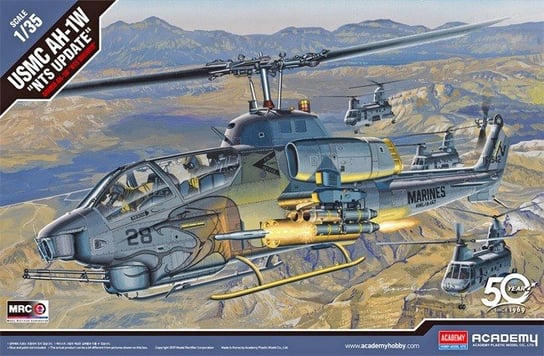 Academy, Plastikowy model do sklejania samolot USMC AH-1W NTS UPDATE Academy