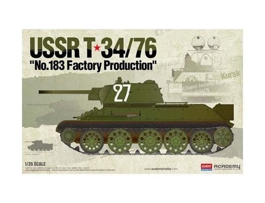Academy, T-34/76 No.183 Factory Production, Model do sklejania Academy
