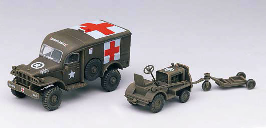 Academy, U.S Ambulance & Tow Truck, Model do sklejania, 12+ Academy