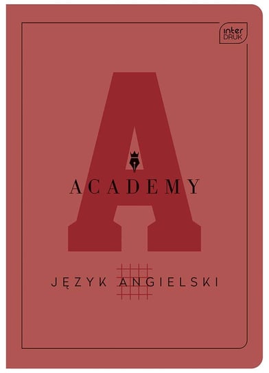 Academy, Zeszyt A5 60 kartek, kratka, Angielski Interdruk
