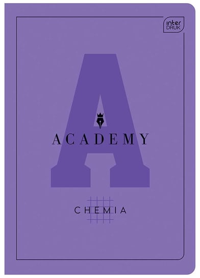 Academy, Zeszyt A5 60 kartek, kratka, Chemia Interdruk