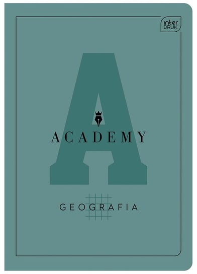 Academy, Zeszyt A5 60 kartek, kratka, Geografia Interdruk