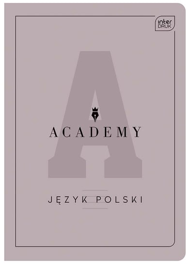 Academy, Zeszyt A5 60 kartek, linia, Polski Interdruk