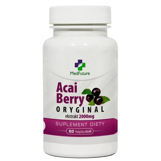 Acai Berry Oryginal - jagody acai - Suplement diety, 60 kaps. MedFuture