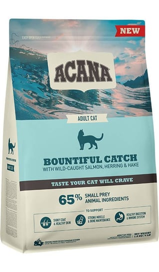 Acana Bountiful Catch dla kota - zdrowa skóra i sierść 1,8kg Acana