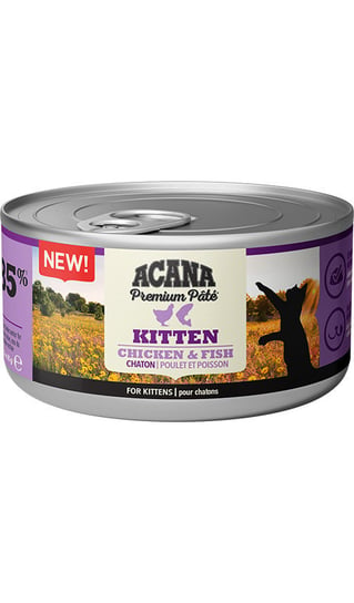 Acana Cat Premium Pate, Karma mokra, kurczak i ryba, 85g Acana