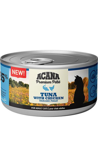 Acana Cat Premium Pate, Karma mokra, Tuńczyk i kurczak, 85g Acana