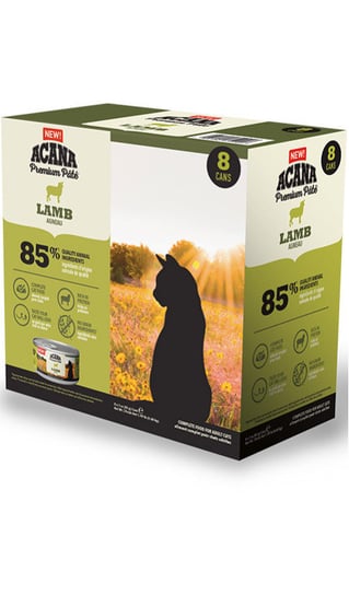 Acana Cat Premium Pate Lamb 8X85G Acana