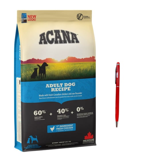 ACANA Heritage Adult Dog 11.4 kg+długopis Acana
