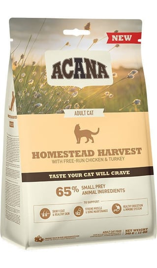 Acana Homestead Harvest dla kotów - wsparcie odporności 340g Acana