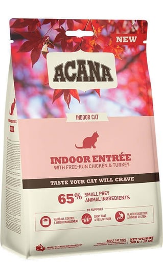 Acana Indoor Entrée dla kota przebywającego w domu 1,8kg Acana