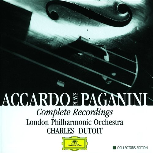Paganini: Violin Concerto No.4 In D Minor, MS. 60 - 1. Allegro maestoso - Cadenza: Salvatore Accardo Salvatore Accardo, London Philharmonic Orchestra, Charles Dutoit