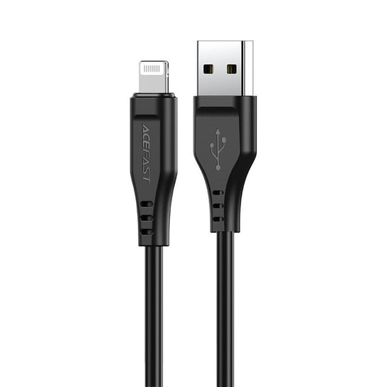 Acefast kabel MFI USB - Lightning 1,2m, 2,4A czarny (C3-02 black) Acefast