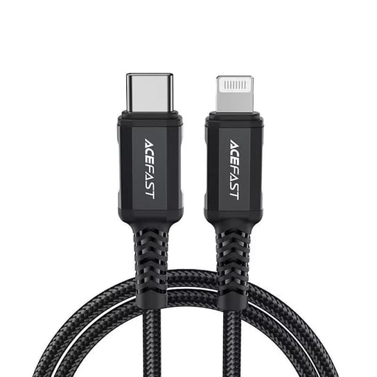 Acefast kabel MFI USB Typ C - Lightning 1,8m, 30W, 3A czarny (C4-01 C Black) Acefast