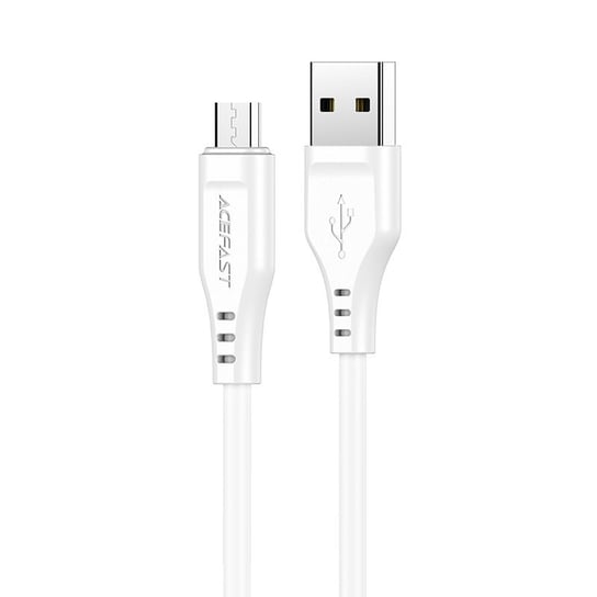 Acefast kabel USB - micro USB 1,2m, 2,4A biały (C3-09 white) Acefast